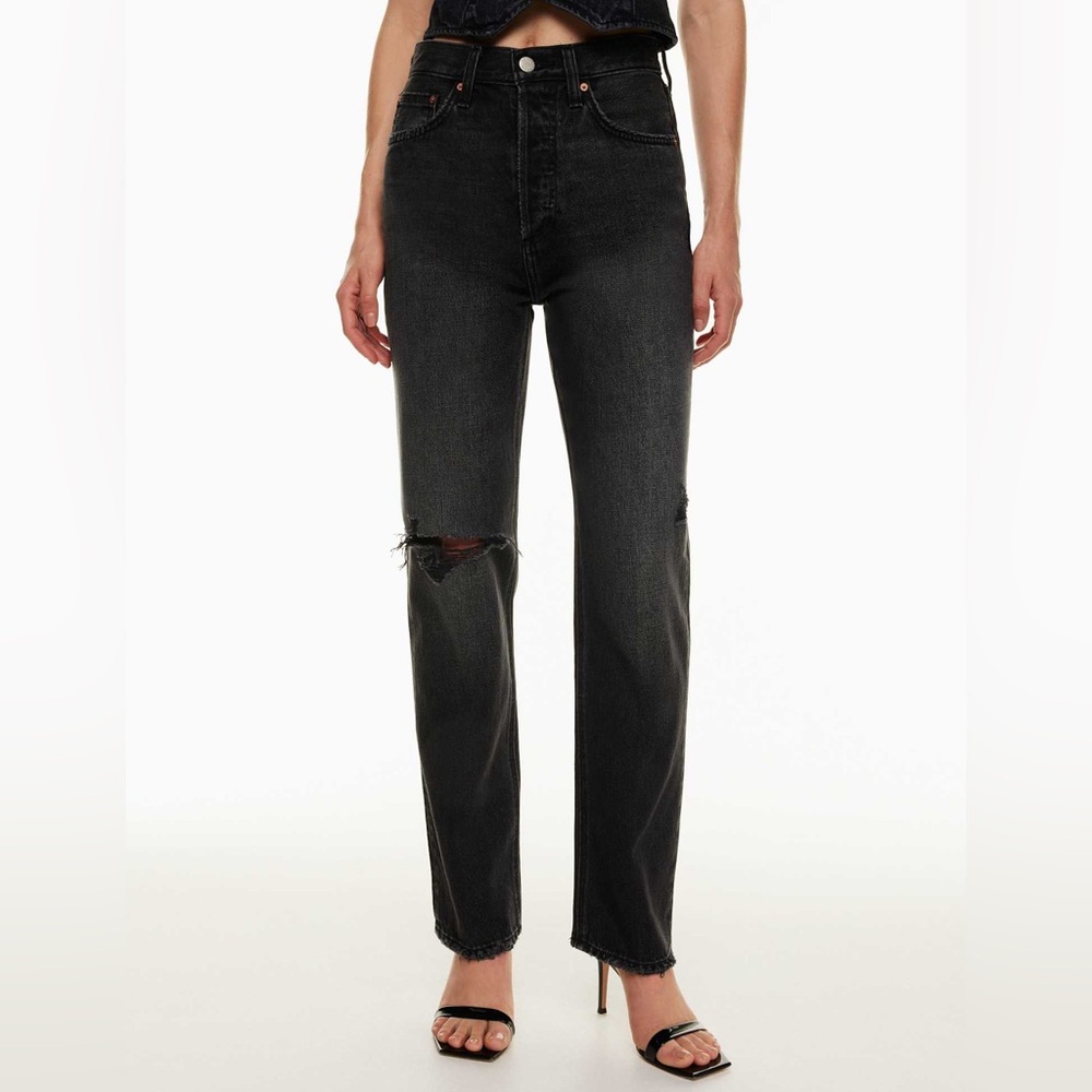 Denim Forum The '90s Joni Hi-rise Loose Jean